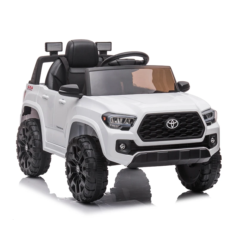 Licensed TOYOTA 12v battery operated kids electric car with remote control ride on car for children 6-8 years old to drive