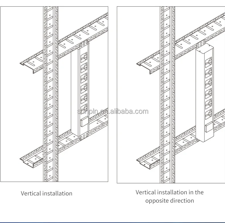 IT room industrial socket rack aluminium PDU 10A 3C electrical equipment
