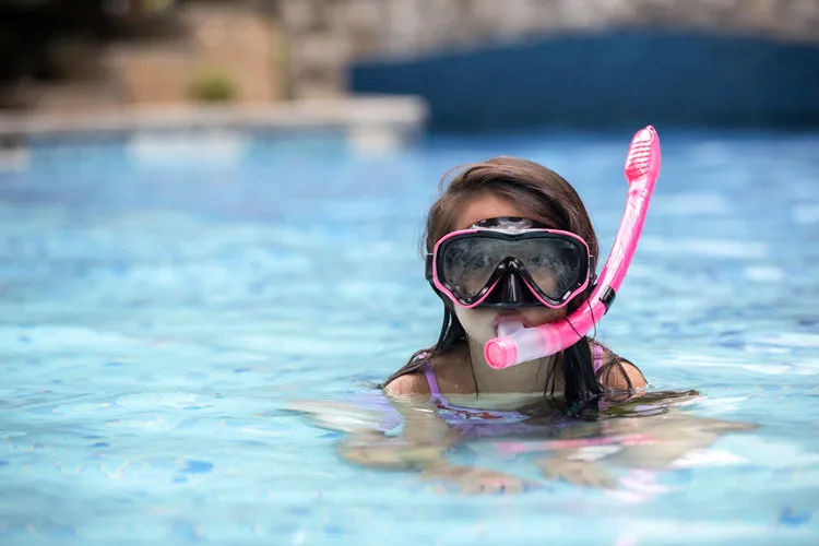 Custom best transparent Anti fog diving mask and snorkel set Purge Valve swimming gear Silicon snorkeling mask for kids