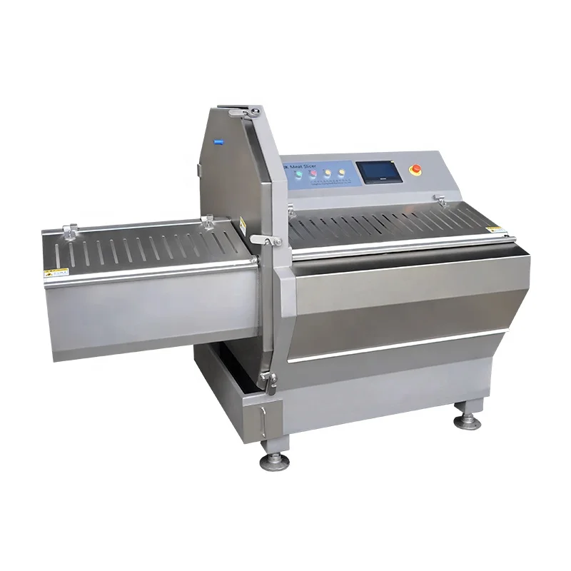 Commercial Bacon Slicing Machine 36K Automatic Frozen Meat Slicer For Beef Steak Ham