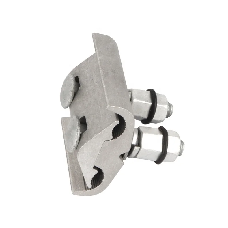China supplier CAPG Double bolts clamp Copper Aluminum bimetal connector PG clamp for steel wire Overhead line accessories