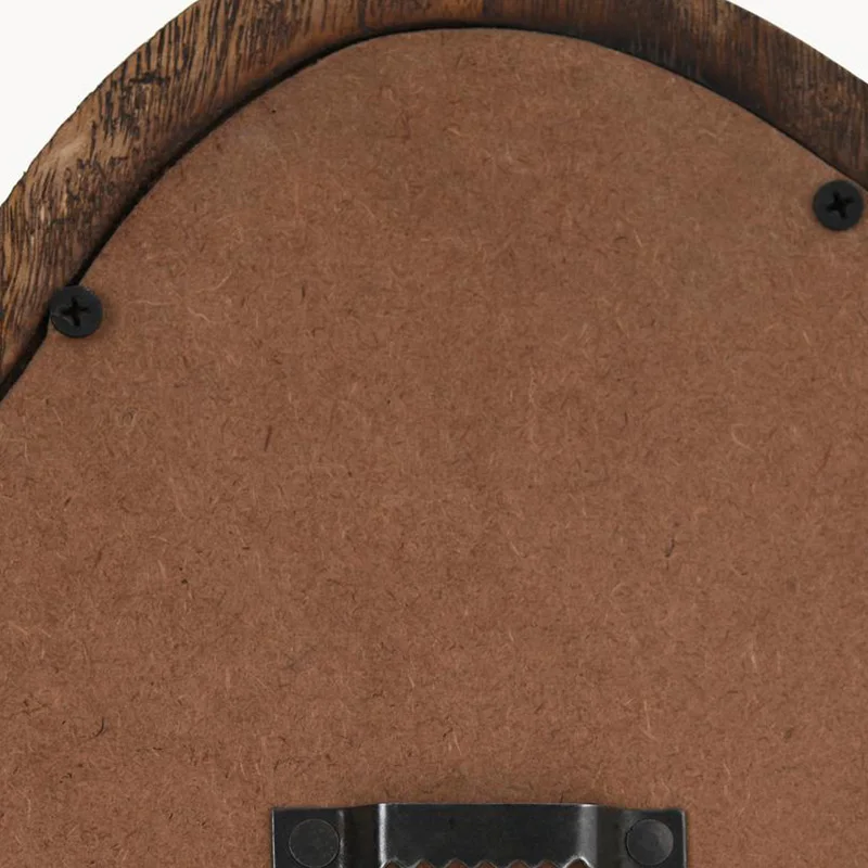 Vintage Wood luxury irregular wall mirror aesthetic mirror set of 3 in high quality for home interior luxury decoration