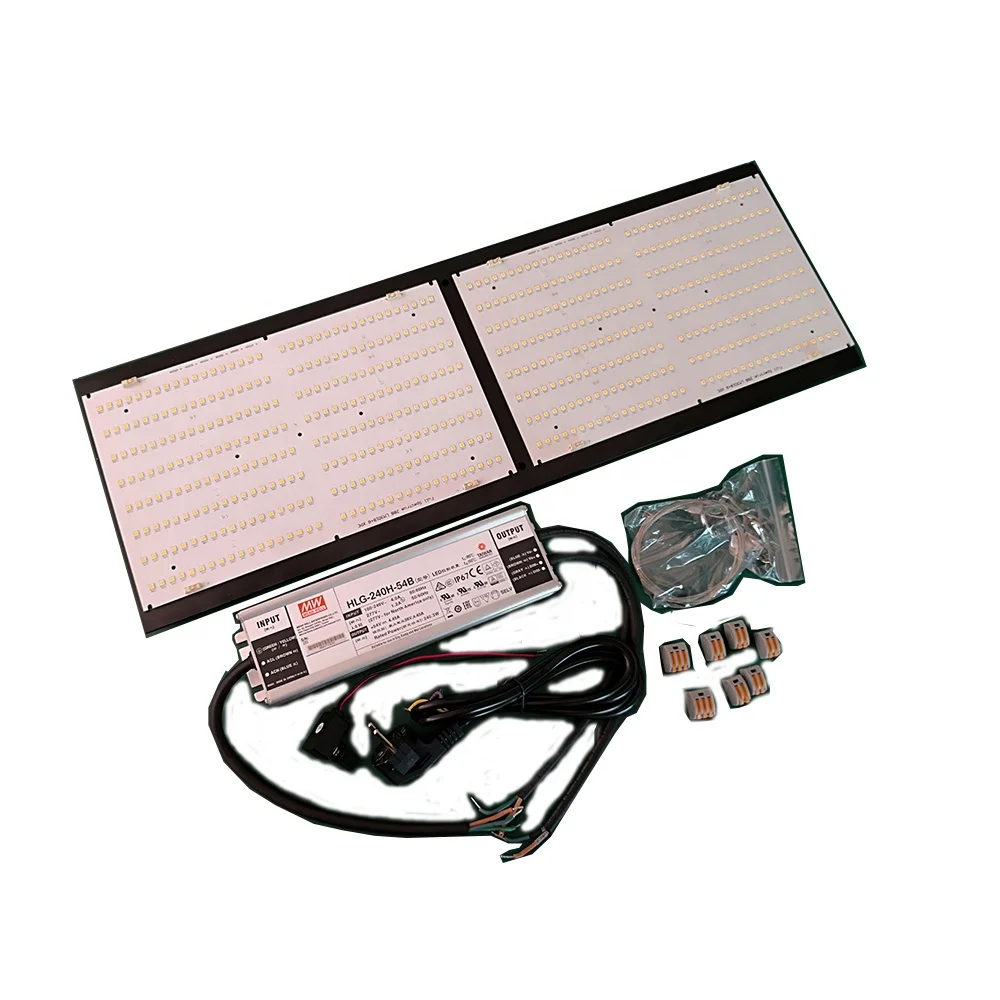 240W New Full Spectrum R2T288 Quantum Panel Samsung LM301B and LH351H or XPE 660 730nm IR Led Grow Light bar