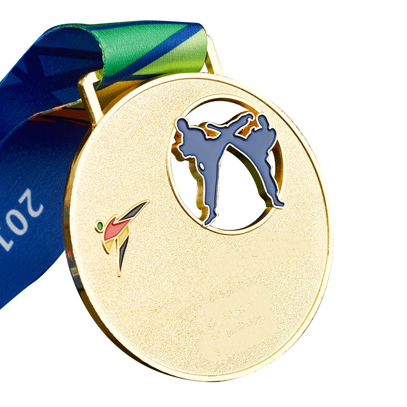 Hot Sale Gold Silver Copper Metal Taekwondo Zinc Alloy Sports Marathon Medals Custom Medal