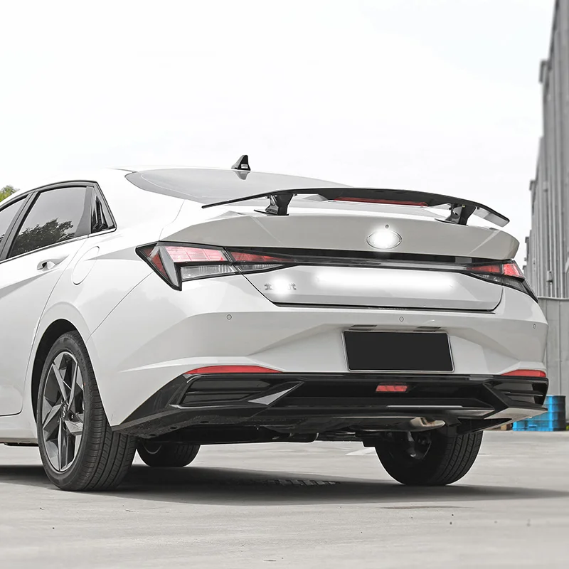 For Elantra 2020 + Top Wing tail ABS Punch-free exterior trim fittings factory direct sales