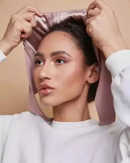 Wholesale Muslim Adjustable Hijab Undercap Plain Elastic Cotton Caps Women Tie Rope Beanie Hat