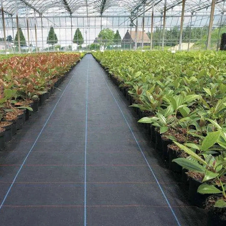 Woven Block Mat Fabric Cloth Barrier Non Woven Mat For Agricultural Ground Cover