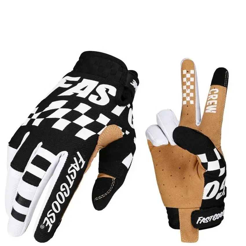 Full Finger All Seasons Bicycle Motorcycle Riding Gloves Gel Padded Shock-Absorbing Motorcycle Mountain Bike Gloves