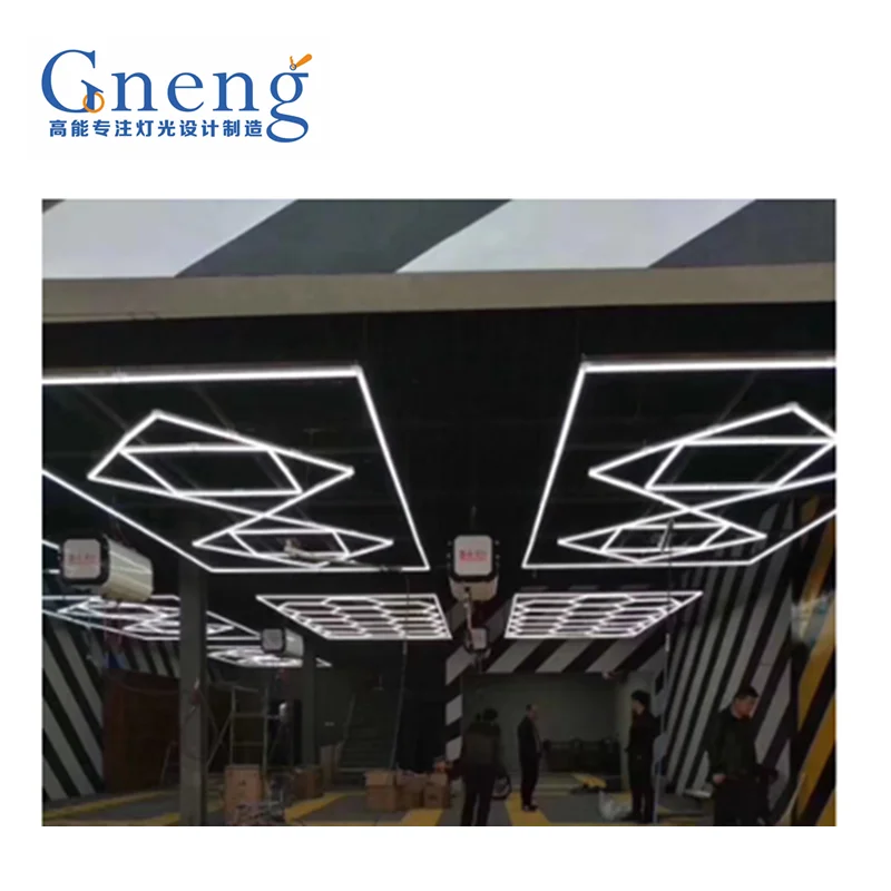 Светодиодная трубка ZT2088 zoneng 100lm/w для освещения гаража и выставочного зала автомобиля с разъемами ABS