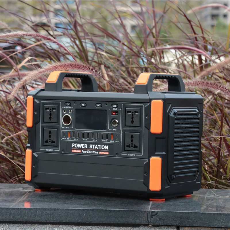 Portable Solar Generator Station lifepo4 1000 Watts 2000w 1048Wh Battery Energy Storage Power Station for Camping