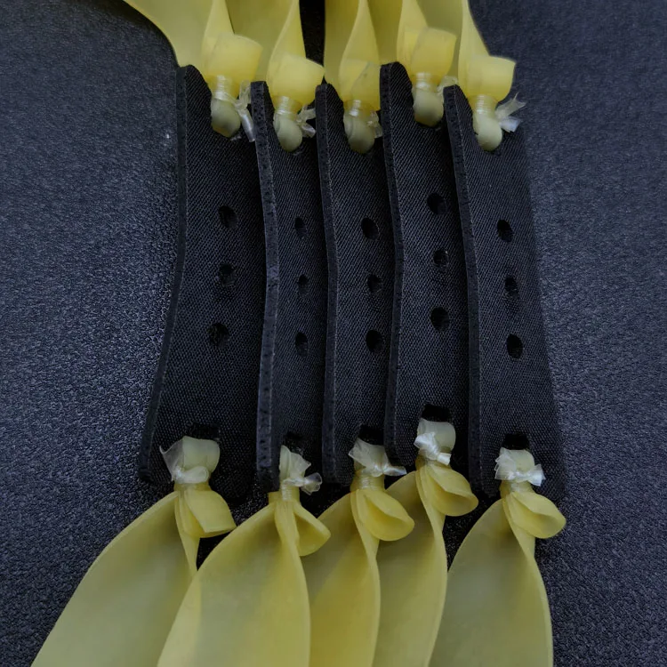 Long telescopic slingshot rubber band elastic rubber tubular bands