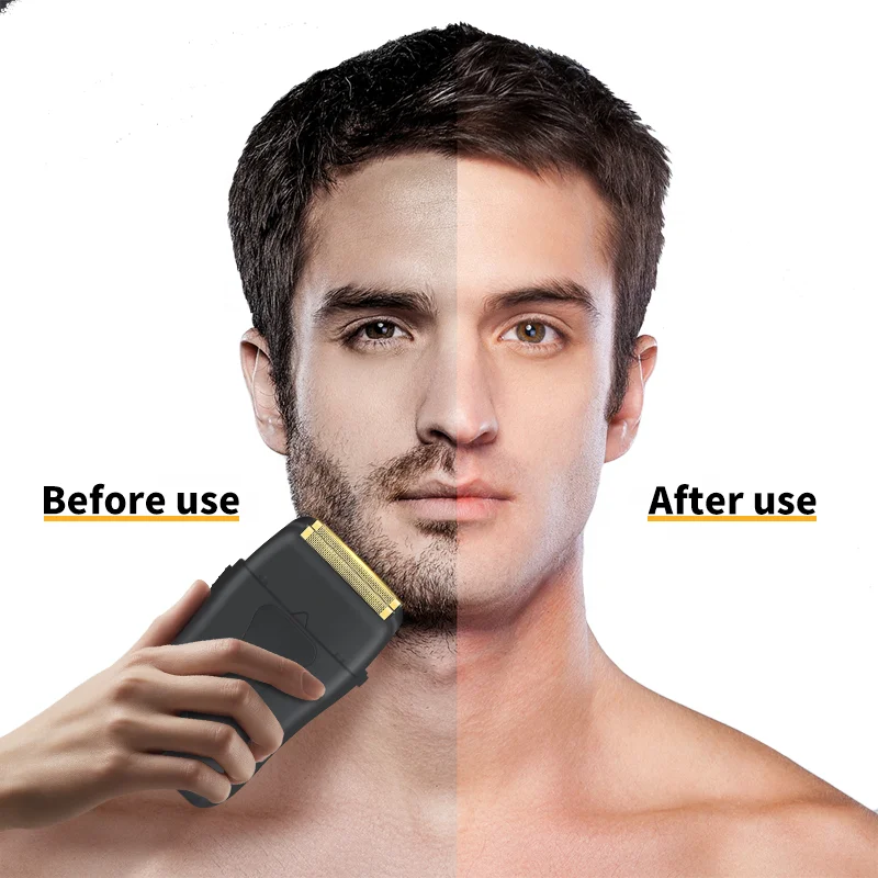 KooFex Rechargeable Electric High Speed 9000RPM Shaver Foil Head High Quality Shaver Barber for Men Shaving Removal