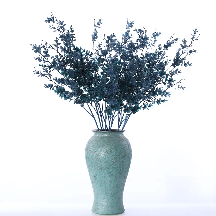 Shininglife Factory Sales Flower arrangement materials artificial flower plastic eucalyptus