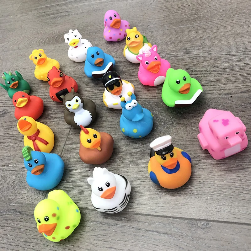 Mini Ducks Multicolor Rubber Ducky For Bath Duckies For Kids Baby Showers Classroom Incentives Pool Activity Mixed Pack