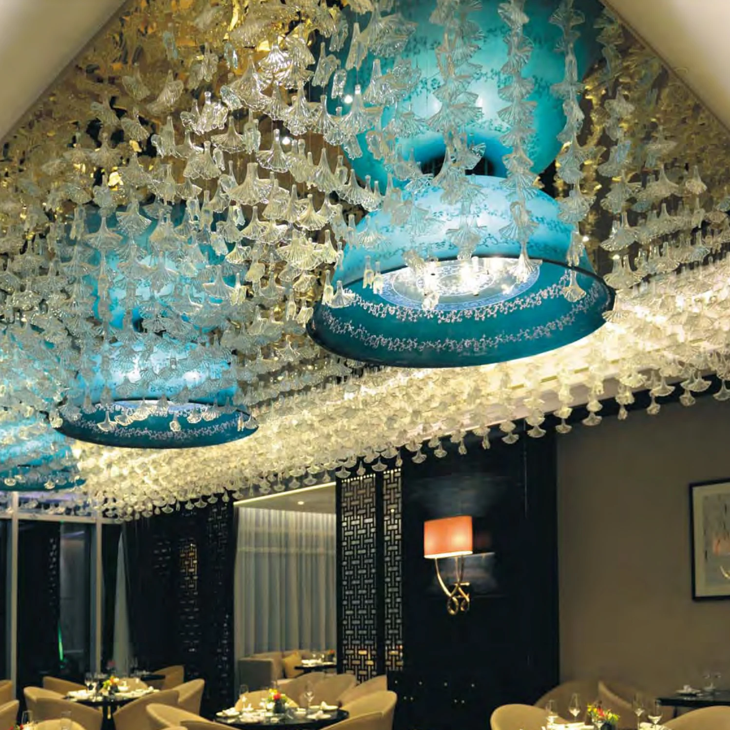 engineering modern decoration luxury wedding decor ceiling lights banquet hall staircase lighting high ceilings chandelier pendant lig