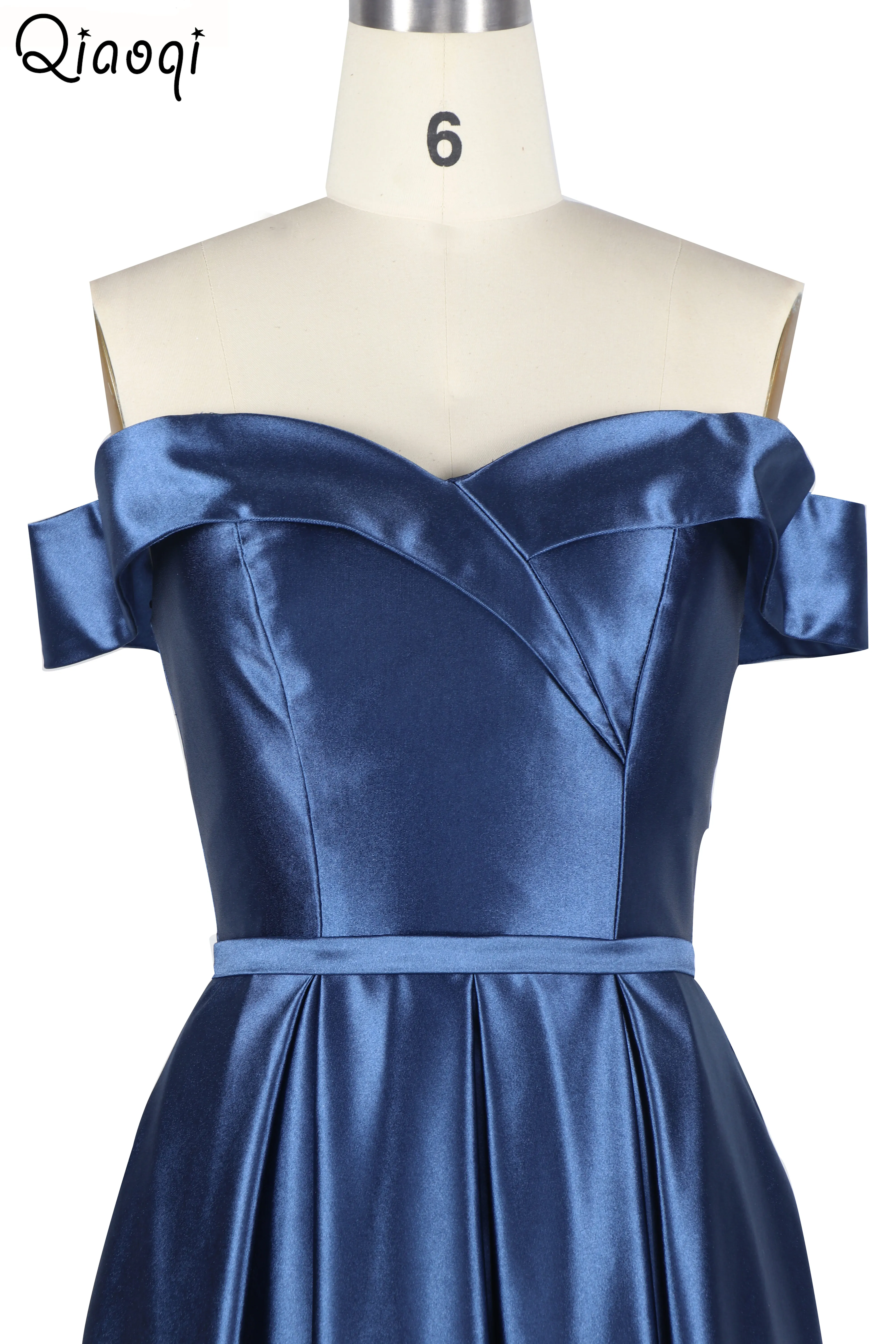  Атласное платье цвета шампанского с открытыми плечами для выпускного вечера Длинные платья подружки невесты без бретелек сарафан