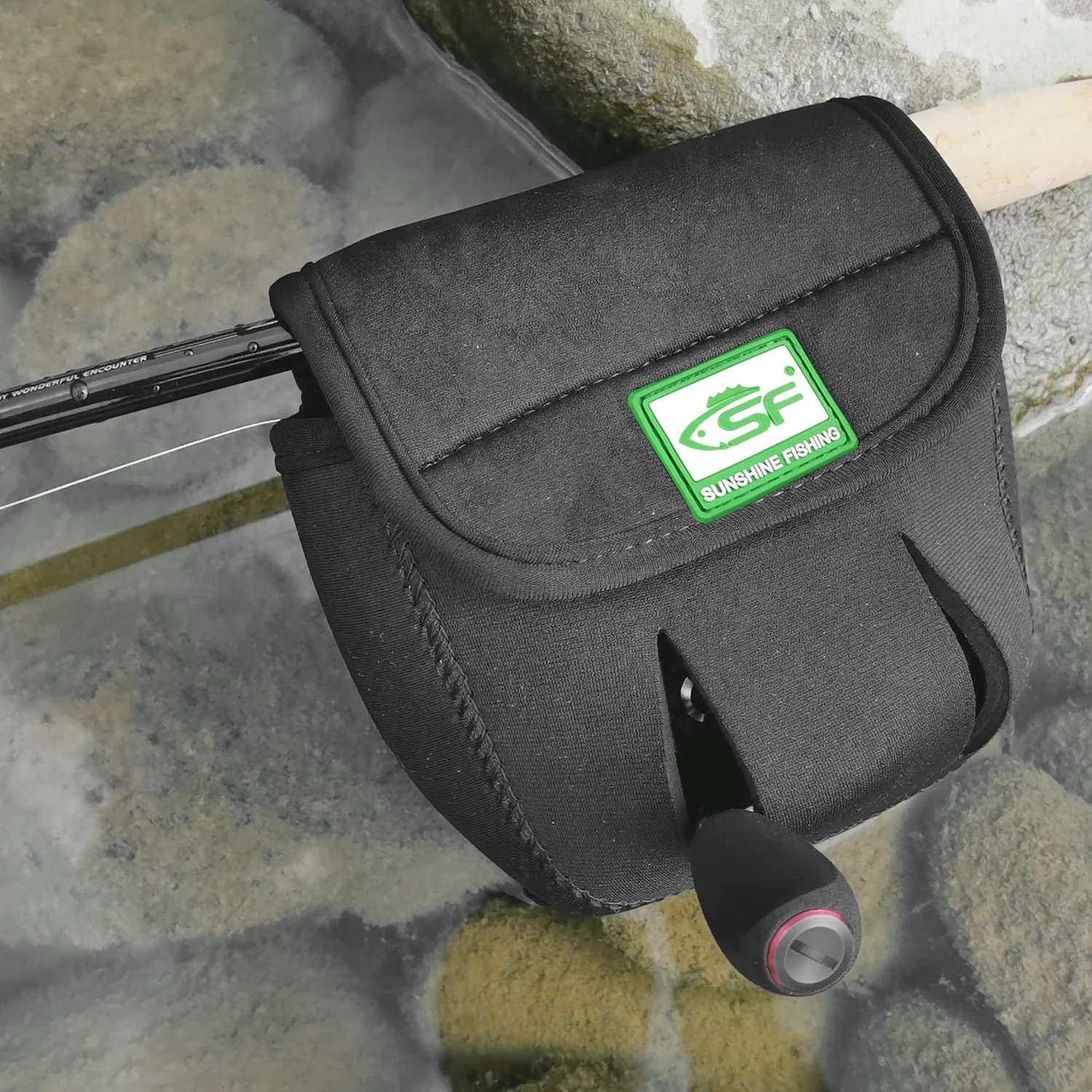 
SF Spinning Reel Cover Case Bag Pouch Glove Fits 1000 2000 3000 Series Spinning Reels Fly Fishing 