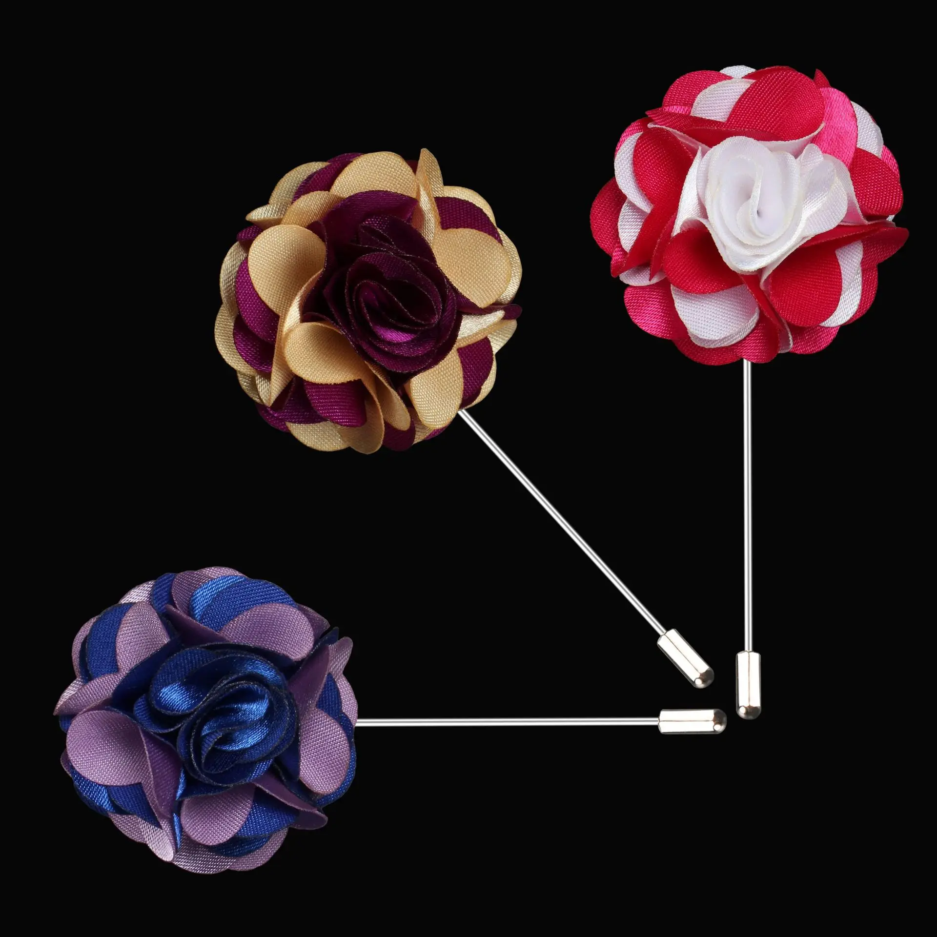 Newest Flower Lapel Pin Jewelry Fashion Brooches in Bulk