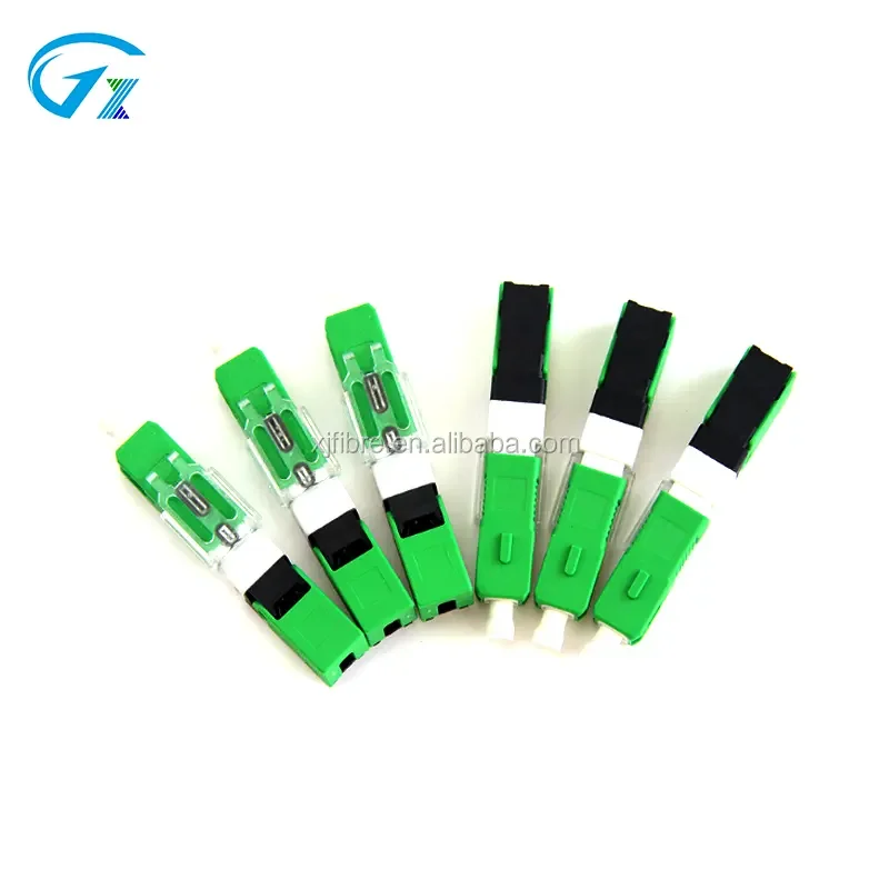 Factory Ftth Fibra Optica Monomodo Rapido Conector Esc250d Sc/apc Sc/upc Fc Lc Upc Pc Sc Apc Optic Fiber Fast Connector