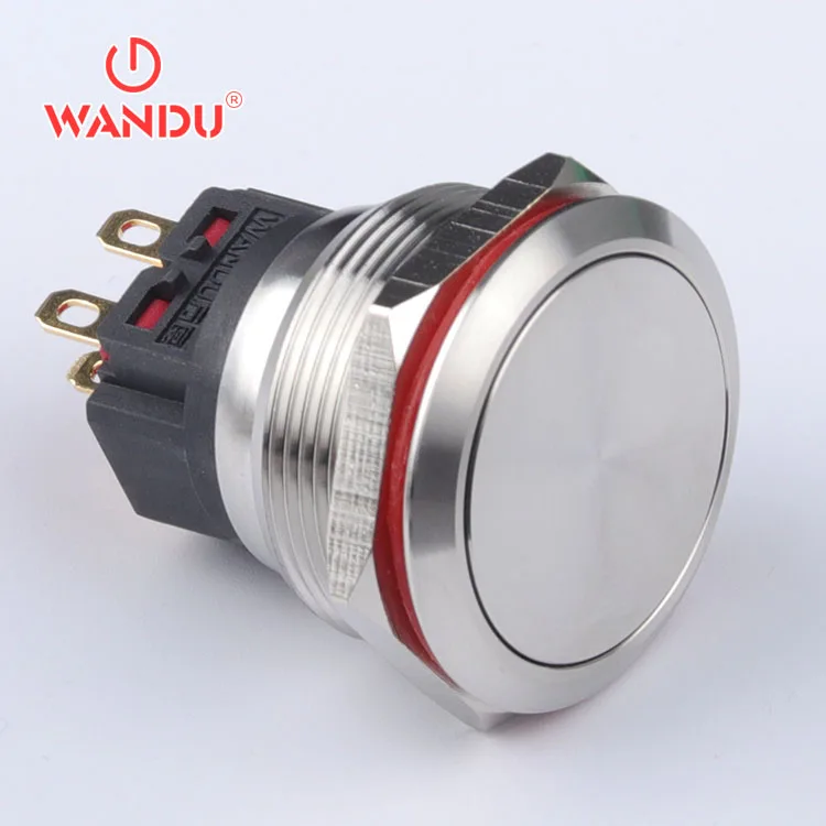 12 мм 16 мм 19 мм 22 мм 25 мм 30 мм круглая Водонепроницаемая Ip67 металлическая кнопка мгновенного фиксации переключателя