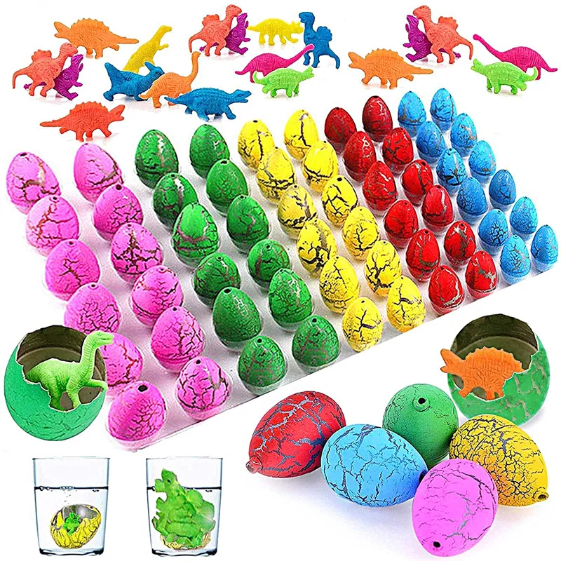Classroom Exchange Gifts Novelty Grow In Water Dino Eggs Toys Small Hatching Dinosaur Eggs