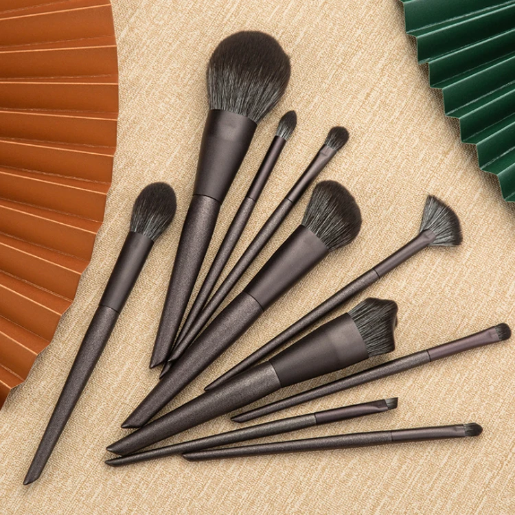 Makeup Brushes Custom Professional Eco Friendly Hair 10pcs Brush