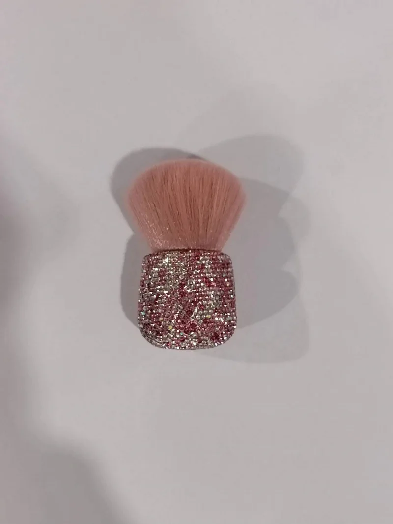 Diamond Set Small Waist New Powder Makeup Brush Super Large Stick Drill Single Spot Goblet Powder Blusher Dust Brush