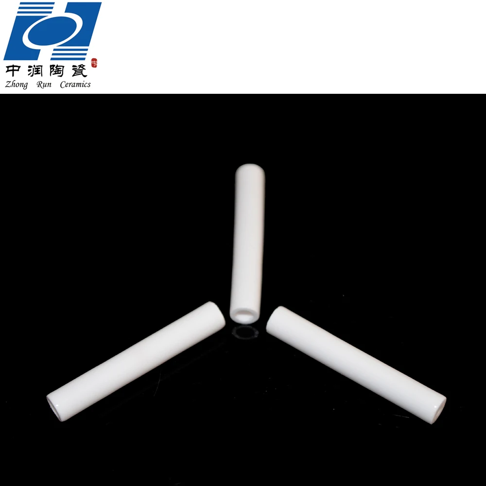 High Precision 99% Alumina Ceramic Tube/Bushing/Sleeve/Insulator Custom Processing with CNC Machining