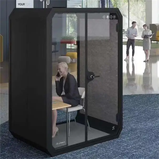Easy Assemble Portable Acoustic Silence Soundproof Room Booth Office Booth Audiometric Silent Booth For Sale