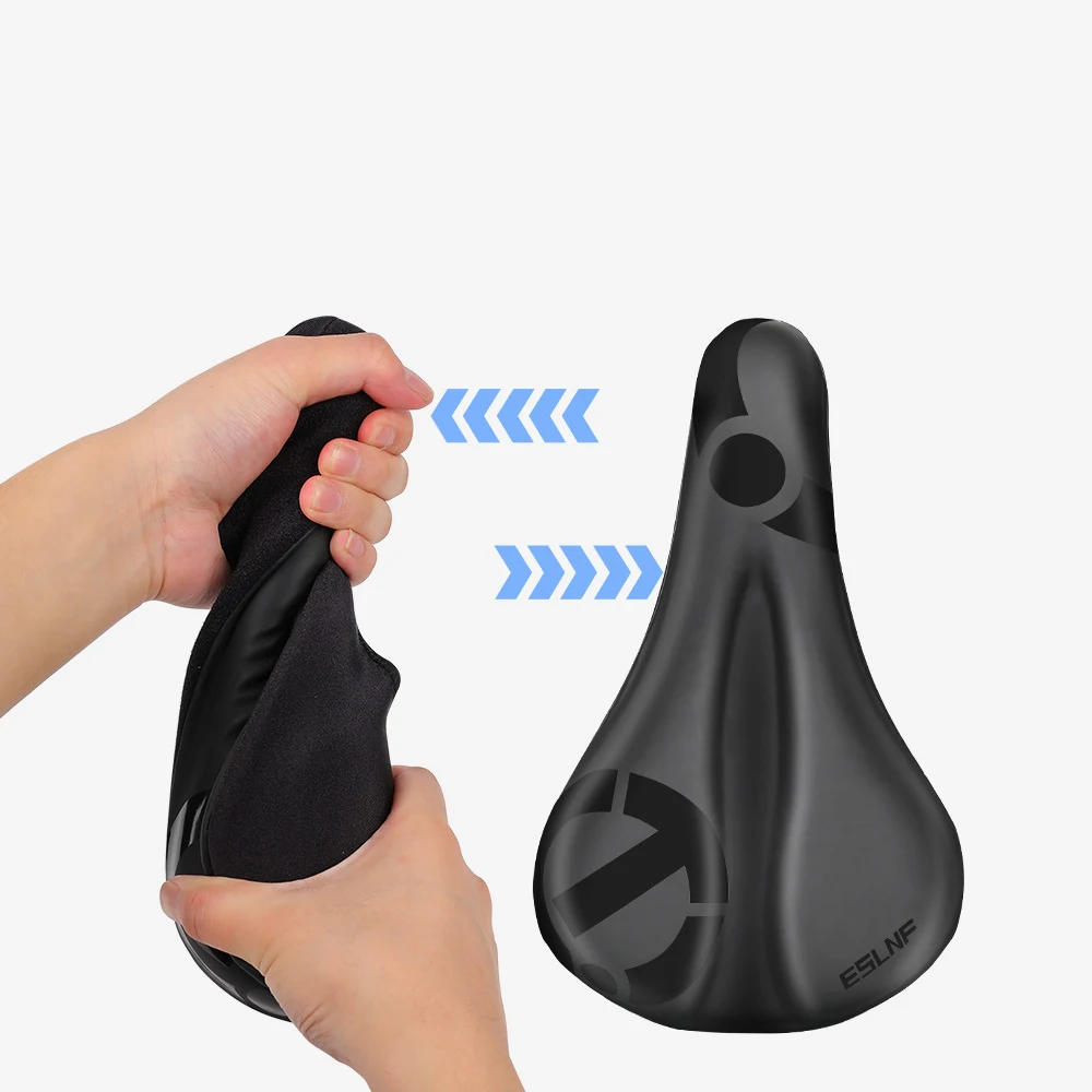 New Hollow Guide Wind Flow Super Soft Mountain Road Bike Saddle Training Competitions Bicycle Seat