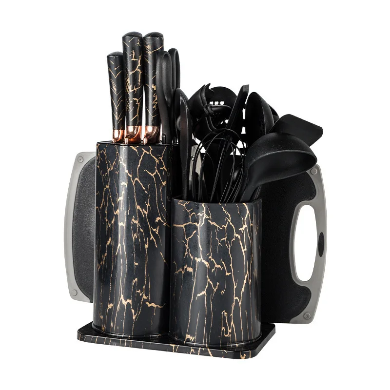 NEW 25pcs Home Kitchen Gadget Silicone Kitchen Utensils Set Non-Stick Cooking Utensil Heat Resistant Serving Cookware Tool Sets