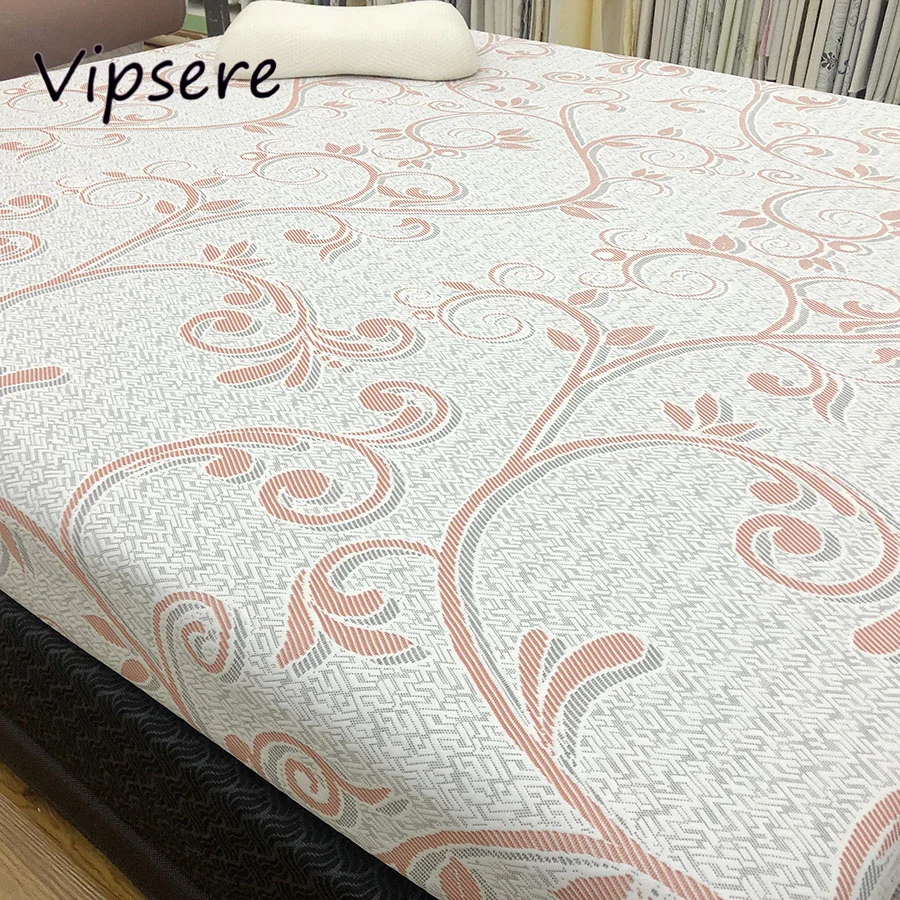 Wholesale customized anti-wrinkle knitted sofa mattress jacquard fabric