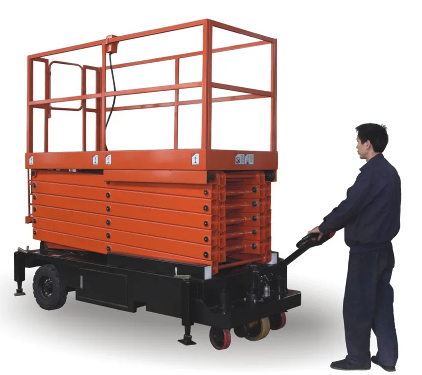 
WELIFTRICH Aerial Work Platform 500KG 7200MM Scissor type For Roof Repair Cargo Picking Workplatform weliftrich china 