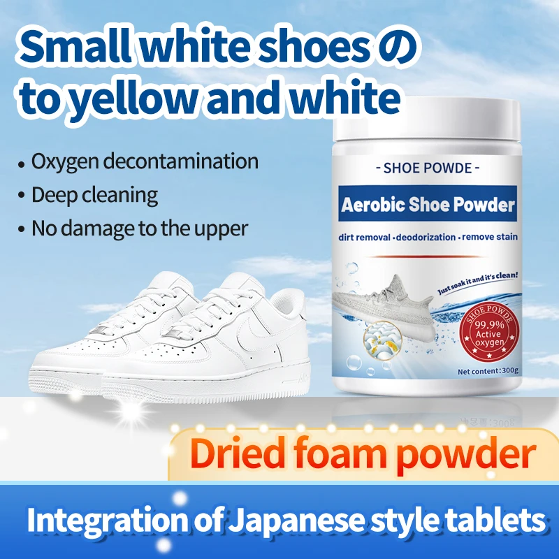 clean and decontamination effective washing shoe foam powder for shoes cleaning