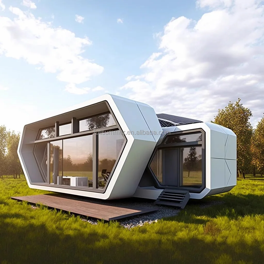 custom Capsule House Mobile Hotel Capsule Small Home Modern Modular House Prefabricated Homes Capsule House