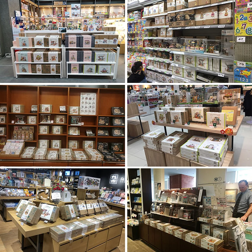 Robotime Rolife USA Stock DIY 3D Wooden Puzzle Toy DG102 Miniature Doll House Kit