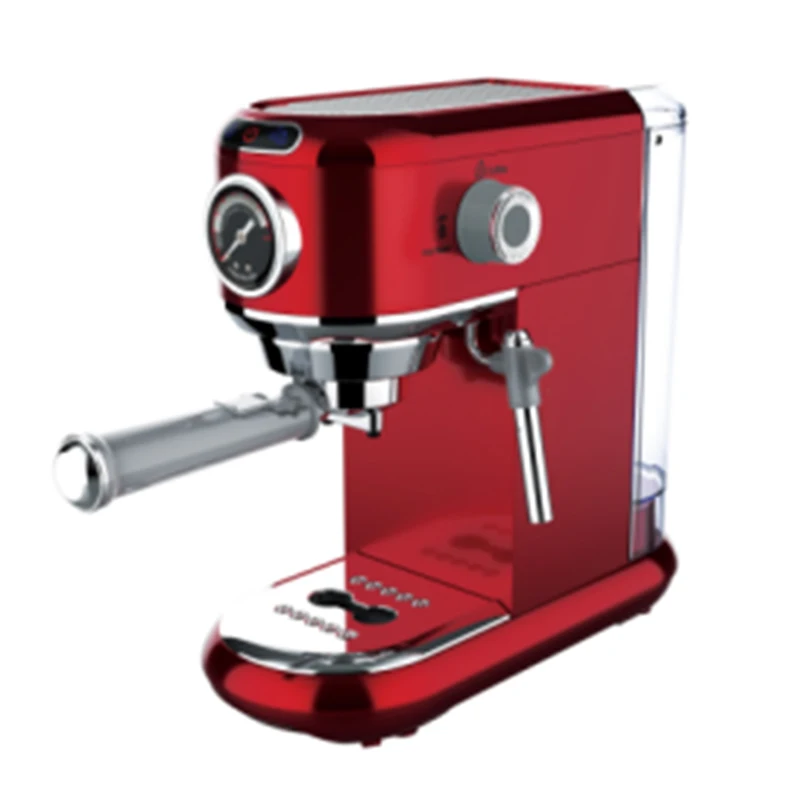 New Design 15bar Pump Espresso Coffee Machine Home Office Electric Coffee Maker With Pressure gauge show brewing pressure timely