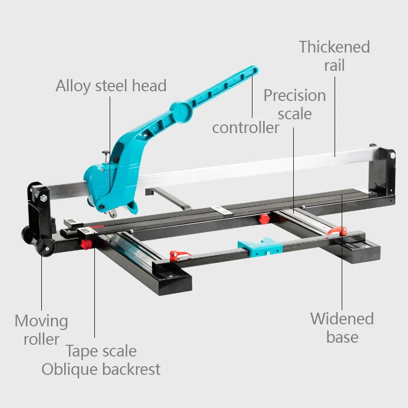 Tile Cutting Tools 1600mm Professional Manual Porcelain Floor Granite Tile Cutter Machine