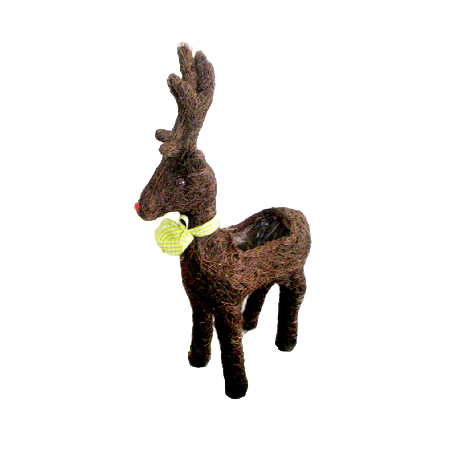XH Handmade hanging decor animal shape deer flower eco-friendly planters