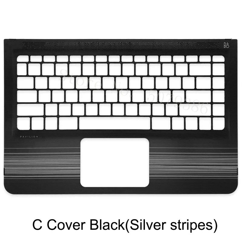 New For HP Pavilion X360 13-U M3-U TPN-W118 Laptop Back Cover Front Bezel Hinges Palmrest Upper Bottom Case Silver Housing Shell