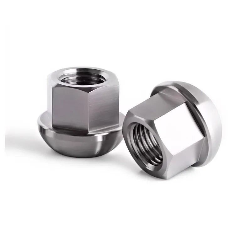 M14*1.5 ball seat open ended spherical  Wheel Gr5 Titanium Lug nuts for Porsche 911 audi bmw VW