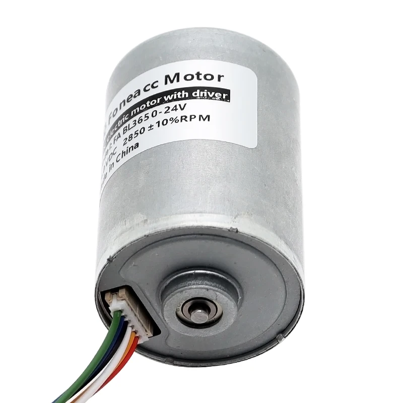 cylindrical compact bldc motor with inner rotor structure with integrated internal driver of great lifetime and reasonable price