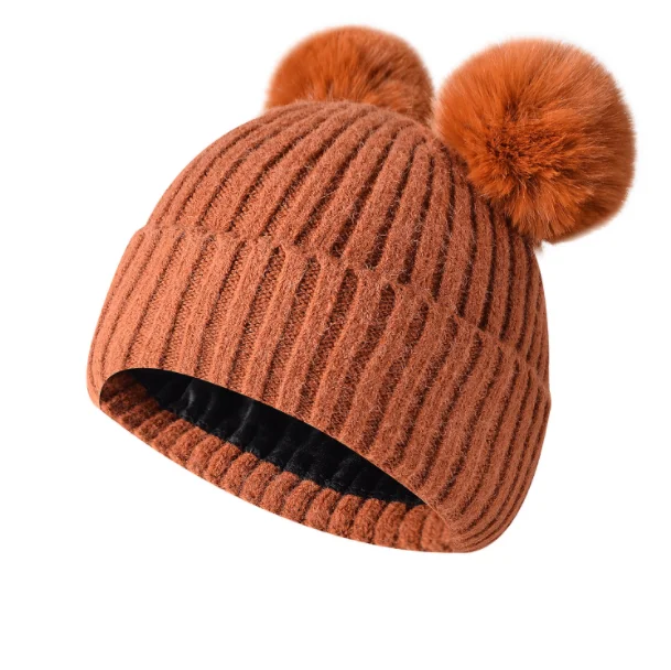 custom cute luxury warm wool knitted beanie blanks Winter cashmere bennie caps women 100% pure wool beanie hats