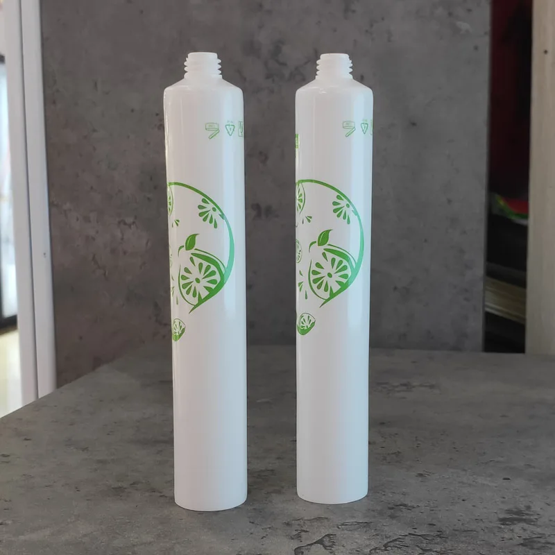 
silk screen printing small tube 20g ointment repairs skin packaging cosmetic plastic cream tube with octagonal cap 
