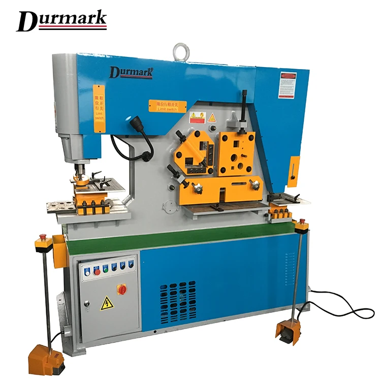 High Quality Price Bag Three Pieces Iron Worker Machine Hydraulic DIW-65T From China Famous Brand DURMARK.