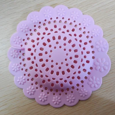 
Hot Selling Kitchen Silicone Floor Drain Cover Bathroom Silicone Sink anti Clogging filter 