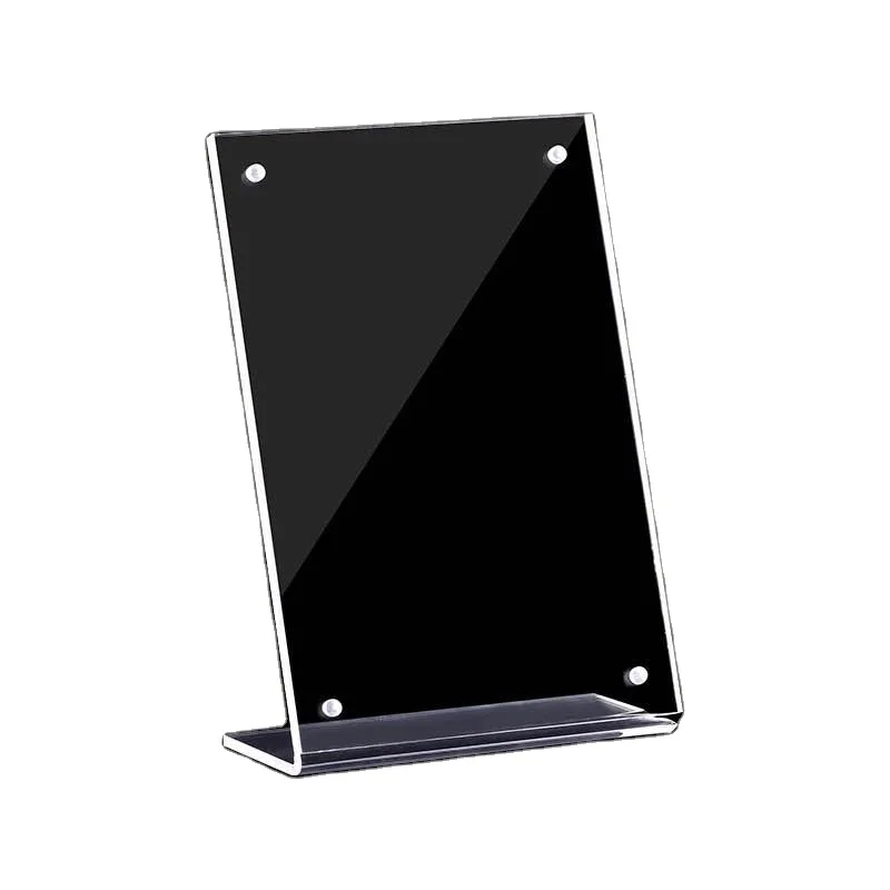 
Acrylic slant sign holder, acrylic table top sign holders , A3 A4 A5 plexiglass L shaped slanted sign holder 