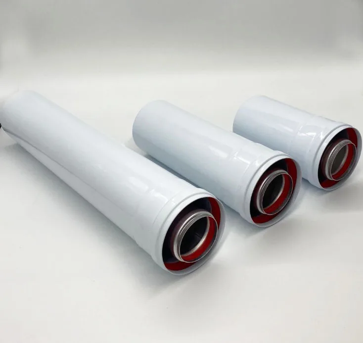 Gas Heater Part Aluminum Coaxial 60/100 mm flue pipe elbow 45/90 degree Non-condensing