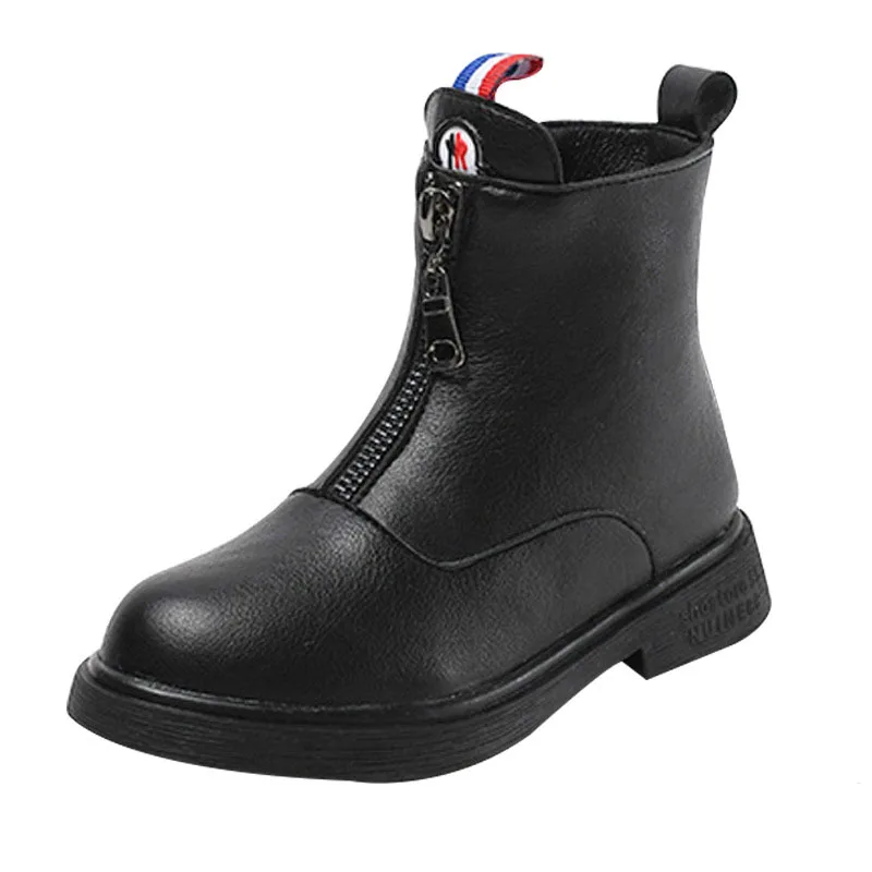 Girl Baby Leather Sport High Quality Children Martin Boots Winter Little Boy Shoes Cowboy Kids Boots