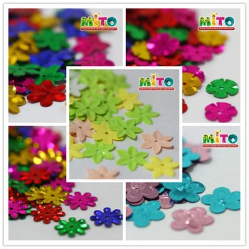 Arts and craft eco-friendly decorative flower sequin